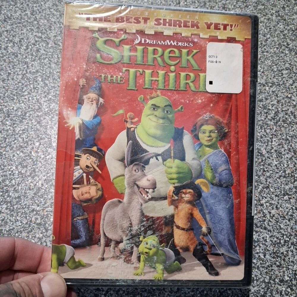 Shrek the Third DVD 2007 Widescreen Edition Brand New Sealed